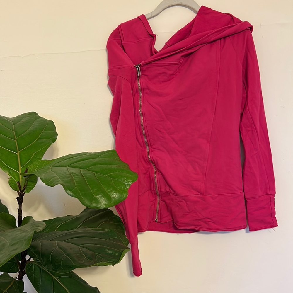 Pink zip up